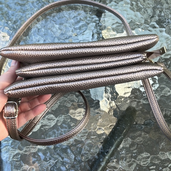 EUC Rose gold mini crossbody purse - Picture 5 of 14